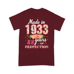 Womens Made In 1933 Design 88 Years Old 88th Birthday Gift Birthday Shirt - Scotstee Shop