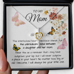 Cross Dancing Necklace - Mom Necklace Gift - To My Mom - Gift From Daughter - Mother's Day Necklace