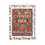Personalized Gift Tartan Plaid Blanket Clan MacFarlane Ancient With Christmas Cookie Baking Crew Christmas Gift Blanket, Plaid Blanket, Christmas Fleece Blanket, Christmas Blanket, Tartan Blanket, Scottish Blanket, Scotland Blanket, Family Name Blanket, Custom Blanket, Personalized Blanket
