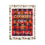 Products Personalized Gift Tartan Plaid Blanket Clan Fraser Modern With Christmas Cookie Baking Crew Christmas Gift Blanket, Plaid Blanket, Christmas Fleece Blanket, Christmas Blanket, Tartan Blanket, Scottish Blanket, Scotland Blanket, Family Name Blanket, Custom Blanket, Personalized Blanket