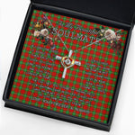 To My Beautiful Soulmate Necklace In Your Eyes I Have Found My Home Clan Gartshore Tartan Cross Dancing Necklace
