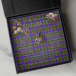 To My Beautiful Soulmate Necklace In Your Eyes I Have Found My Home Clan Adam Tartan Crown Pendant Necklace