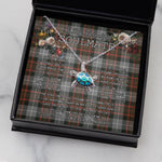 Sea Turtle Necklace To My Beautiful Soulmate Necklace In Your Eyes I Have Found My Home Clan MacRae Weathered Tartan Blue Turtle Necklace