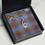 To My Beautiful Soulmate Necklace In Your Eyes I Have Found My Home Clan Trotter Tartan Rising Phoenix Necklace