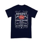 69th Birthday Decorations August 1952 Men Women 69 Yrs Old Birthday Shirt - Scotstee Shop