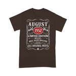 69th Birthday Decorations August 1952 Men Women 69 Yrs Old Birthday Shirt - Scotstee Shop
