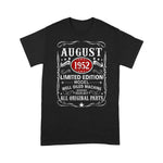 69th Birthday Decorations August 1952 Men Women 69 Yrs Old Birthday Shirt - Scotstee Shop