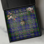 To My Beautiful Soulmate Necklace In Your Eyes I Have Found My Home Clan MacLeod Tartan Crown Pendant Necklace