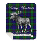 Scotstee Shop Plaid Tartan Blanket With Moose Clan MacKinlay Modern Plaid Blanket, plaid blanket australia,plaid blanket canada,plaid christmas blanket,plaid fleece sherpa blanket,plaid sherpa blanket canada,plaid sherpa blanket lipstick,plaid sherpa blanket pink,plaid sherpa blanket queen