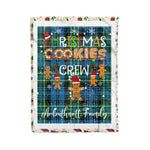 Personalized Gift Tartan Plaid Blanket Clan Arbuthnott Family With Christmas Cookie Baking Crew Christmas Gift Blanket, Plaid Blanket, Christmas Fleece Blanket, Christmas Blanket, Tartan Blanket, Scottish Blanket, Scotland Blanket, Family Name Blanket, Custom Blanket, Personalized Blanket