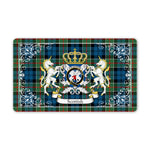 Doormat - Welcome Mat Scottish Colquhoun Ancient Tartan Door Mat, Plaid Doormat