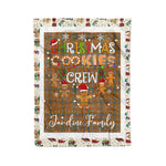 Personalized Gift Tartan Plaid Blanket Clan Jardine With Christmas Cookie Baking Crew Christmas Gift Blanket, Plaid Blanket, Christmas Fleece Blanket, Christmas Blanket, Tartan Blanket, Scottish Blanket, Scotland Blanket, Family Name Blanket, Custom Blanket, Personalized Blanket
