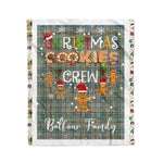 Personalized Gift Tartan Plaid Blanket Clan Balfour With Christmas Cookie Baking Crew Christmas Gift Blanket, Plaid Blanket, Christmas Fleece Blanket, Christmas Blanket, Tartan Blanket, Scottish Blanket, Scotland Blanket, Family Name Blanket, Custom Blanket, Personalized Blanket