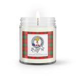 Soy Wax Candle - Buffalo Plaid Candle Clan Badge Chisholm Tartan Plaid Soy Wax Candle, oil candle, candle handmade, wax candle, soy wax, nature wax, natural soy wax, natural soy candles, natural candle