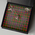 To My Beautiful Soulmate Necklace In Your Eyes I Have Found My Home Clan Nithsdale Tartan Crown Pendant Necklace