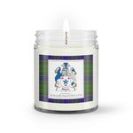 Soy Wax Candle - Buffalo Plaid Candle Adam Hunting Family Crest Tartan Plaid Soy Wax Candle, oil candle, candle handmade, wax candle, soy wax, nature wax, natural soy wax, natural soy candles, natural candle