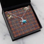 Sea Turtle Necklace To My Beautiful Soulmate Necklace In Your Eyes I Have Found My Home Clan Ainslie Tartan Blue Turtle Necklace