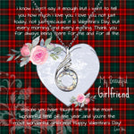 Rising Phoenix Necklace - Valentine Necklace Clan Carr Tartan Gift for Girlfriend, Gift for My Wife Rising Phoenix Necklace