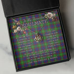 To My Beautiful Soulmate Necklace In Your Eyes I Have Found My Home Clan Durie Tartan Crown Pendant Necklace