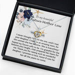 Cross Dancing Necklace - Mother-In-Law Necklace, Necklace Gift For Future Mother-In-Law From Future Son-In-Law, To My Future Mother-In-Law