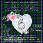 Rising Phoenix Necklace - Valentine Necklace Clan Donnachaidh Robertson Tartan Gift for Girlfriend, Gift for My Wife Rising Phoenix Necklace