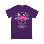 Vintage 1933 Birthday All Original Parts Gifts Birthday Shirt - Scotstee Shop