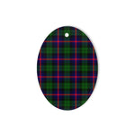 Urquhart Modern Tartan Oval Ornaments, Christmas Tree Ornament, Plaid Christmas Ornaments, Ceramic Oval Christmas Tree Decoration, Tartan Oval Ornaments, Christmas Tree Ornament, Plaid Christmas Ornaments, Ceramic Oval Christmas Tree Decoration