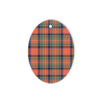 Stewart Royal Ancient Tartan Oval Ornaments, Christmas Tree Ornament, Plaid Christmas Ornaments, Ceramic Oval Christmas Tree Decoration, Tartan Oval Ornaments, Christmas Tree Ornament, Plaid Christmas Ornaments, Ceramic Oval Christmas Tree Decoration