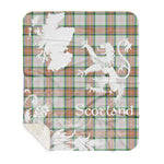 Sherpa Blanket - Tartan Blanket Thistle and Lion Scottish Clan Grant of Auchnarrow Plaid Blanket, plaid sherpa blanket queen,purple sherpa blanket,queen sherpa blanket,queen size sherpa blanket,red sherpa blanket,scottish tartan blankets,sherpa blanket,sherpa christmas blanket
