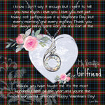 Rising Phoenix Necklace - Valentine Necklace Clan Braveheart Tartan Gift for Girlfriend, Gift for My Wife Rising Phoenix Necklace
