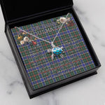 Sea Turtle Necklace To My Beautiful Soulmate Necklace In Your Eyes I Have Found My Home Clan Ogilvie Hunting Modern Tartan Blue Turtle Necklace