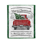 Tartan Blanket Vintage Red Truck with Christmas Tree Family Scottish Clan Erskine Hunting plaid blanket, red plaid blanket, buffalo plaid blanket, green plaid blanket, plaid fleece blanket, blue plaid blanket, red tartan blanket, tartan plaid blanket, black and white plaid blanket, , christmas plaid blanket, orange plaid blanket, tartan plaid throw blanket, pink plaid blanket, brown plaid blanket, buffalo check blanket