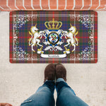 Doormat - Welcome Mat Scottish Fraser Hunting Modern Tartan Door Mat, Plaid Doormat