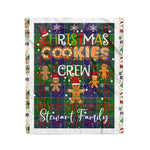 Personalized Gift Tartan Plaid Blanket Clan Stewart of Appin Hunting With Christmas Cookie Baking Crew Christmas Gift Blanket, Plaid Blanket, Christmas Fleece Blanket, Christmas Blanket, Tartan Blanket, Scottish Blanket, Scotland Blanket, Family Name Blanket, Custom Blanket, Personalized Blanket