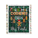Personalized Gift Tartan Plaid Blanket Clan Ross Hunting Modern With Christmas Cookie Baking Crew Christmas Gift Blanket, Plaid Blanket, Christmas Fleece Blanket, Christmas Blanket, Tartan Blanket, Scottish Blanket, Scotland Blanket, Family Name Blanket, Custom Blanket, Personalized Blanket