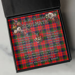 To My Beautiful Soulmate Necklace In Your Eyes I Have Found My Home Clan MacNaughton Tartan Crown Pendant Necklace