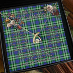 To My Beautiful Soulmate Necklace In Your Eyes I Have Found My Home Clan Haliburton Tartan Wishbone Dancing Necklace