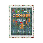 Personalized Gift Tartan Plaid Blanket Clan MacInnes Ancient With Christmas Cookie Baking Crew Christmas Gift Blanket, Plaid Blanket, Christmas Fleece Blanket, Christmas Blanket, Tartan Blanket, Scottish Blanket, Scotland Blanket, Family Name Blanket, Custom Blanket, Personalized Blanket