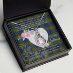 Rising Phoenix Necklace - Valentine Necklace Clan Dundas Tartan Gift for Girlfriend, Gift for My Wife Rising Phoenix Necklace