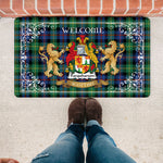 Doormat - Tartan Door Mat The Family Farquharson Ancient Welcome Mat, Plaid Doormat Scottish