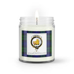 Soy Wax Candle - Buffalo Plaid Candle Clan Crest Badge Campbell Tartan Plaid Soy Wax Candle, oil candle, candle handmade, wax candle, soy wax, nature wax, natural soy wax, natural soy candles, natural candle