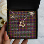 To My Beautiful Soulmate Necklace In Your Eyes I Have Found My Home Clan Carnegie Modern Tartan Forever Love Necklace