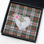 Gift For My Beautiful Girlfriend Necklace Valentine Necklace Clan MacDuff Dress Ancient Tartan Cross Dancing Necklace Scottish Tartan Jewelry