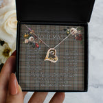 To My Beautiful Soulmate Necklace In Your Eyes I Have Found My Home Clan Outlander Fraser Tartan Forever Love Necklace