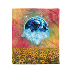 Scotstee Shop - Scotstee Shop Blanket Astronaut Blue Moon Dream Catcher Hippie Fleece Blanket
