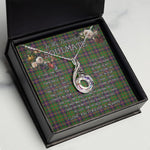 To My Beautiful Soulmate Necklace In Your Eyes I Have Found My Home Clan Cochrane Hunting Tartan Rising Phoenix Necklace