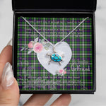 Sea Turtle Necklace Gift for My Beautiful Girlfriend Valentines Necklace Clan Farquharson Tartan Blue Turtle Necklace, Valentine Necklace Gift for Girlfriend Clan Mitchell Ancient Tartan Sunflower Pendant Necklace, Scottish Tartan Jewelry, valentine necklace, necklace girlfriend, necklace for wife, cute necklaces for girlfriend, jewelry for girlfriend, to my soulmate necklace, to my future wife necklace