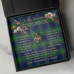 To My Beautiful Soulmate Necklace In Your Eyes I Have Found My Home Clan Oliphant Tartan Crown Pendant Necklace