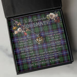 To My Beautiful Soulmate Necklace In Your Eyes I Have Found My Home Clan Galbraith Tartan Crown Pendant Necklace