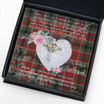 Gift For My Beautiful Girlfriend Necklace Valentine Necklace Clan Anderson Of Arbrake Tartan Cross Dancing Necklace Scottish Tartan Jewelry